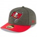 Men's Tampa Bay Buccaneers New Era Pewter/Red 2018 NFL Sideline Home Official Low Profile 59FIFTY Fitted Hat 3058476